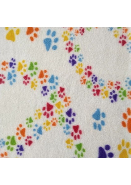 No.11 Stili 70X60CM Malzemeleri Köpek Yorganı Battaniyeleri Köpek Paw Baskı Battaniyeler Büyük Boy Paspasları Kedi Battaniyeleri Çift Taraflı Polar Battaniyeler (Yurt Dışından)