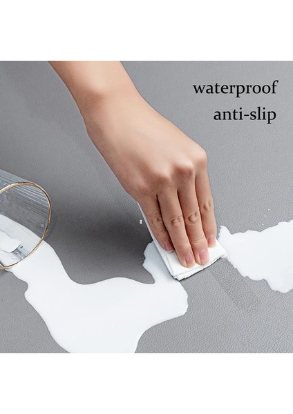 H Tarzı 40X25CM Özel Ad Servis Altlığı Su Geçirmez Mat Köpek Mat Kedi Mat Pu Deri Maması Pedi Içme Mat Köpek Besleme Placemat (Yurt Dışından) fiyatları