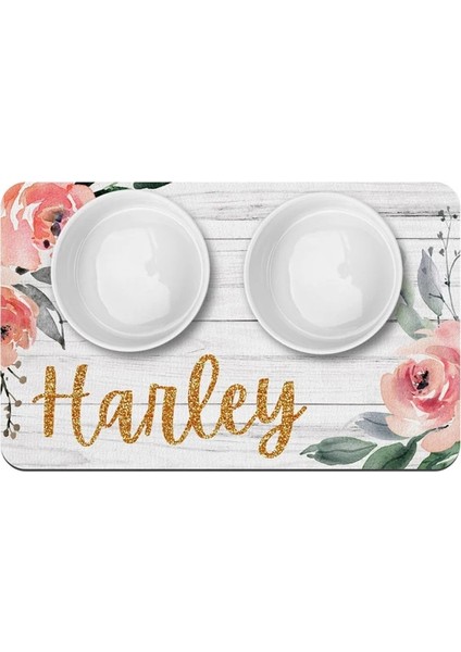H Tarzı 40X25CM Özel Ad Servis Altlığı Su Geçirmez Mat Köpek Mat Kedi Mat Pu Deri Maması Pedi Içme Mat Köpek Besleme Placemat (Yurt Dışından) indirimleri