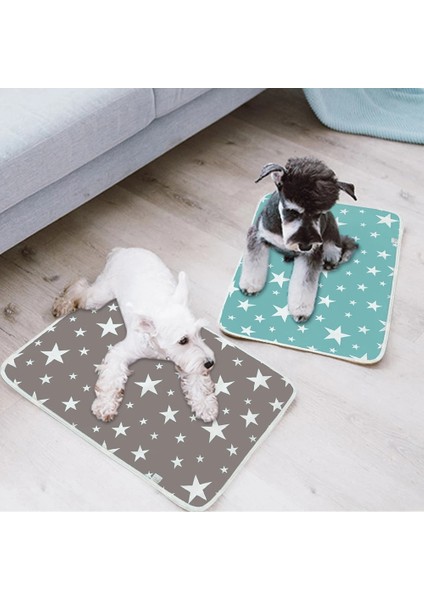 Bulut Yağmur Damlaları Tarzı 80X110CM Köpekler Için Yeniden Kullanılabilir Paspaslar (Yurt Dışından)