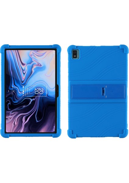 Tcl 10 Tab Max Için Silikon Tablet Kılıfı 10,36 Inç Mavi (Yurt Dışından)