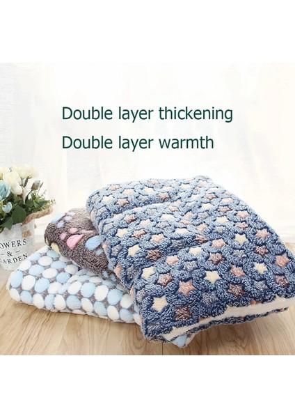 Mavi Kedi Yavrusu Stili 5-69X52CM Pet Battaniye Köpek Yatağı Kedi Mat Yumuşak Mercan Polar Kış Kalınlaşmak Yastık Küçük Orta Köpekler Kediler Için Sıcak Uyku Yatakları Malzemeleri (Yurt Dışından) fırsatları