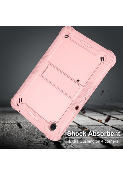 Tcl Tab 10 5g Rose Gold Için Silikon Hibrit Pc Tablet Kılıfı (Yurt Dışından)