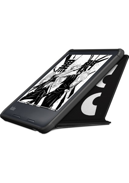 Kobo Libra2 2021 Big Eye Için Deri Tablet Kılıfı (Yurt Dışından)