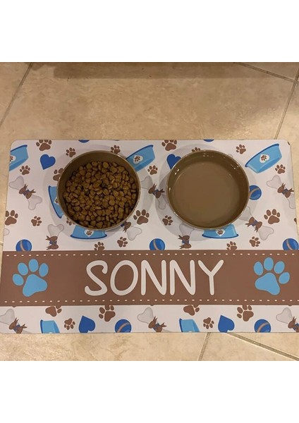 E Stili 40X25CM Özelleştirilmiş Pet Bowl Mat Köpek Lover Hediye Pet Placemat Pu Malzeme Su Geçirmez Kaymaz Gıda Tabağı Kase Pedi Içme Besleme Pet Mat (Yurt Dışından) fiyatları