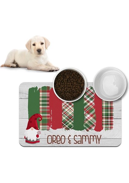 E Stili 40X25CM Özelleştirilmiş Pet Bowl Mat Köpek Lover Hediye Pet Placemat Pu Malzeme Su Geçirmez Kaymaz Gıda Tabağı Kase Pedi Içme Besleme Pet Mat (Yurt Dışından) indirimleri