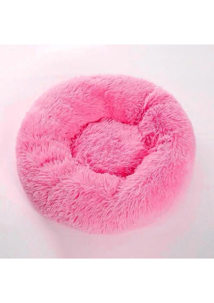 Pınk2 Stili 50CM Kedi Mat Hayvanlar Uyku Kanepe Yuvarlak Kedi Yatakları Ev Yumuşak Uzun Peluş Köpekler Için En Iyi Pet Köpek Yatağı Sepet Pet Ürünleri Yastık Kedi Yatağı (Yurt Dışından)