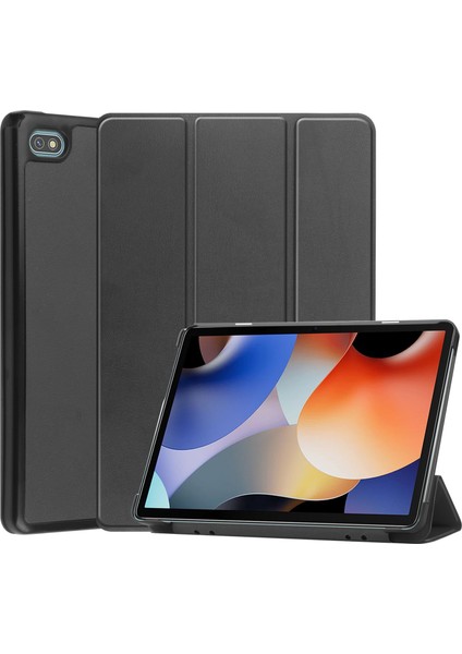 Blackview Oscal Pad 10 Siyah Için Akıllı Deri Tablet Kılıfı (Yurt Dışından)