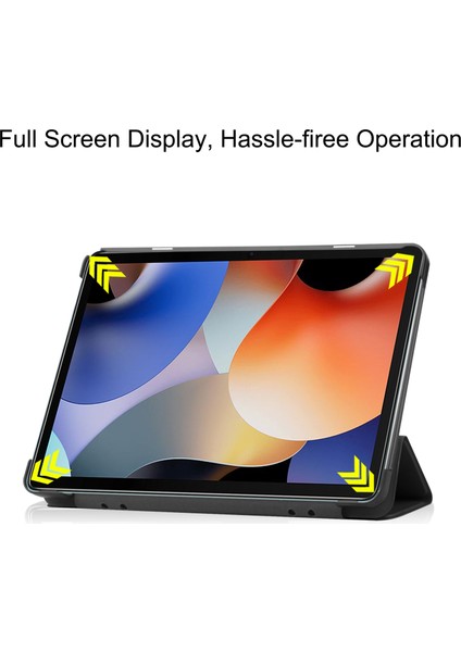 Blackview Oscal Pad 10 Siyah Için Akıllı Deri Tablet Kılıfı (Yurt Dışından)