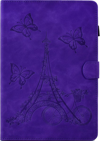 10 Inç Tabletler Için Tower Kabartmalı Kılıf Mor (Yurt Dışından) fiyatları