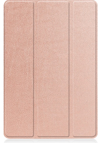 Tcl Tab 10S Pembe Altın Için Deri Tablet Kılıfı (Yurt Dışından)