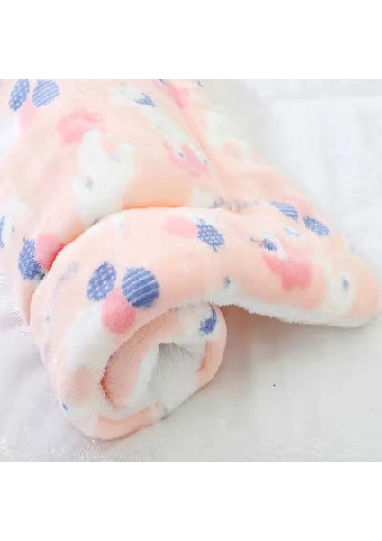 Pembe Nokta Stili 1-32X25CM Pet Battaniye Köpek Yatağı Kedi Mat Yumuşak Mercan Polar Kış Kalınlaşmak Yastık Küçük Orta Köpekler Kediler Için Sıcak Uyku Yatakları Malzemeleri (Yurt Dışından)