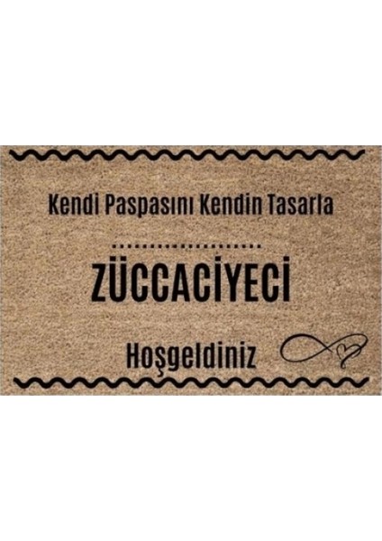 Kapı Önü Paspası Dekoratif Dijital Baskı Züccaciyeci P-2528