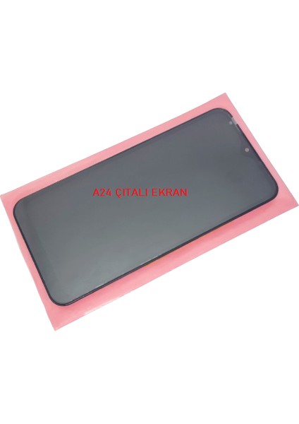 Samsung Galaxy A24 (SM-A245F) LCD Ekran Dokunmatik Orijinal (Full Çıtalı)
