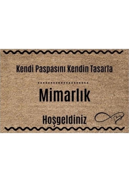 Kapı Önü Paspası Dekoratif Dijital Baskı Mimarlık P-2549