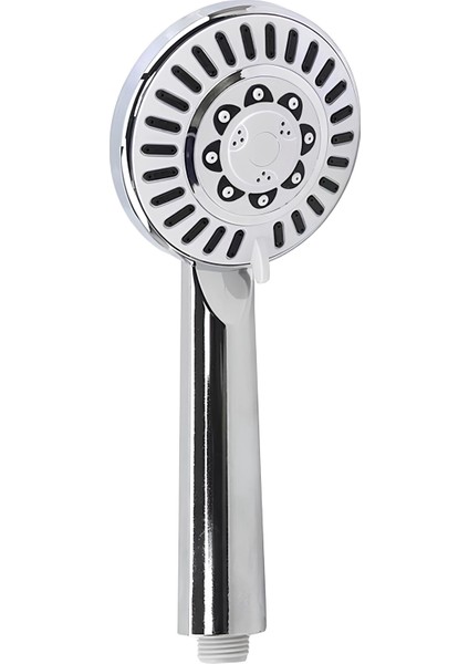 Banyo Duş Başlığı 5 Fonksiyonlu Lüx El Duş Yıkama Başlığı Banyo Fiskiyesi Telefonu Yuvarlak Başlık