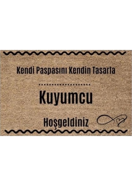 Kapı Önü Paspası Dekoratif Dijital Baskı Kuyumcu P-2524