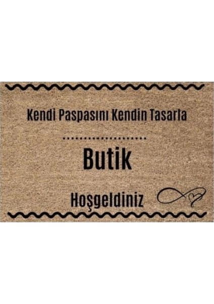 Kapı Önü Paspası Dekoratif Dijital Baskı Butik P-2545