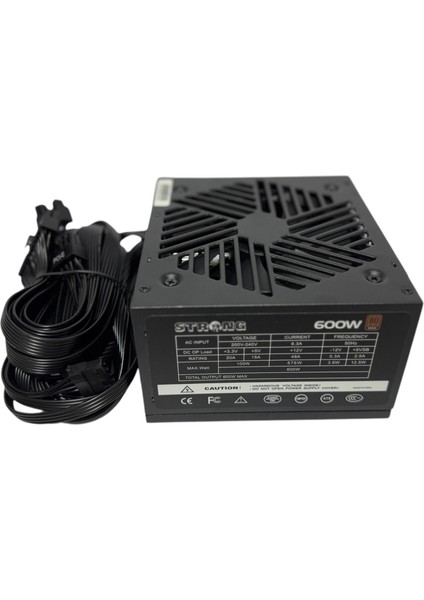 600W 80+ Bronze Apfc Power Supply Güç Kaynağı