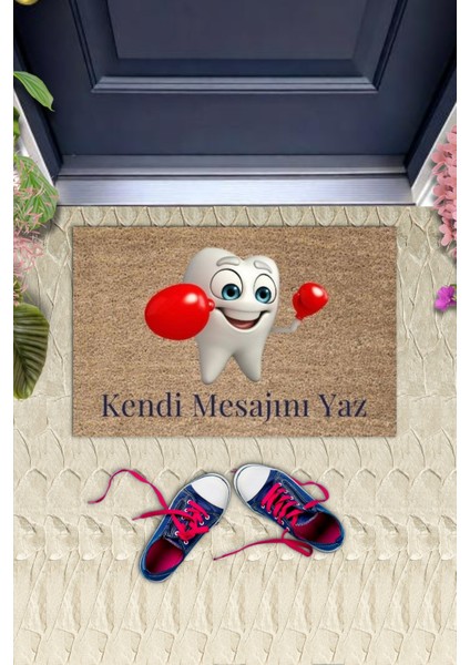Dijital Baskı Kişiye Özel Iç Kapı Dekorasyon Paspas PS11203