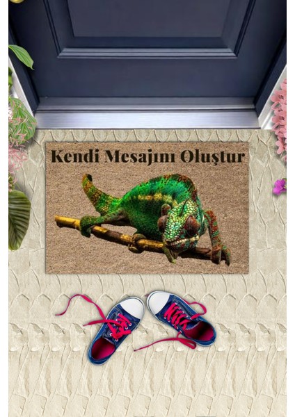 Dijital Baskı Kişiye Özel Iç Kapı Dekorasyon Paspas PS11219