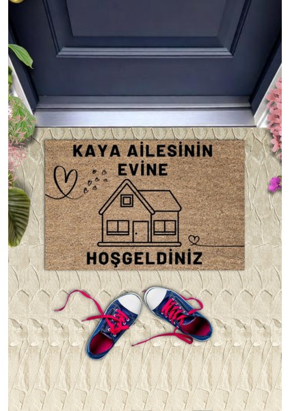Kapı Önü Paspası Dekoratif Dijital Baskı Kişiye Özel P-2443