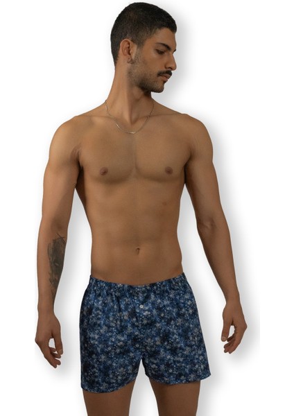 Boxer Erkek, 5'li "KARIŞIK" Boxer Set, % 100 Pamuklu POPLİN Kumaş Boxer, CANLI RENKLER, 5 ADET(2X-Large)