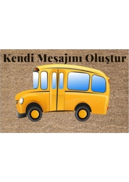 Dijital Baskı Kişiye Özel Iç Kapı Dekorasyon Paspas PS11218