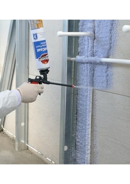 Poliüretan Isı ve Ses Yalıtım Köpük 12 ADETX930GR Tabancasız