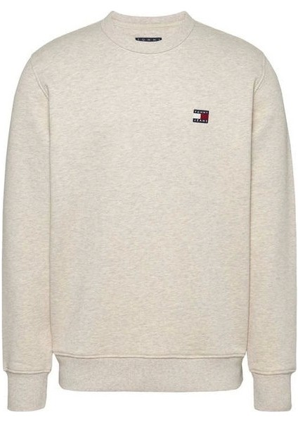 Tommy Jeans Kayıt Rozetli Ekstra Uzun Kollu Sweatshirt Bej