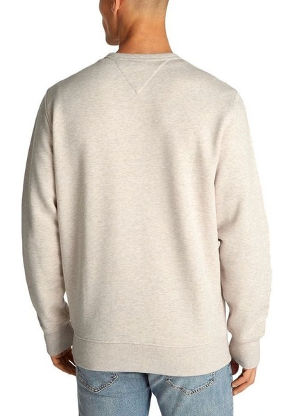 Tommy Jeans Kayıt Rozetli Ekstra Uzun Kollu Sweatshirt Bej
