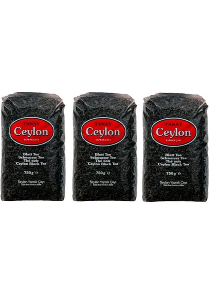 Seylan Yaprak Çayı (Ceylon Çay 750 Gr) x 3 ADET YENİ SAĞLAM KOLİSİN DE