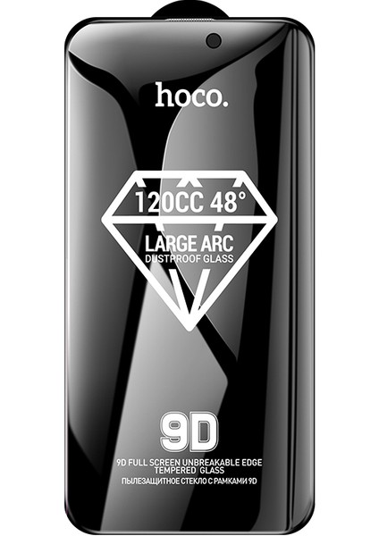 Apple iPhone 14 Pro Max 9d Hayalet Cam Tam Kaplayan Kırılmaz Tam Ekran Koruyucu