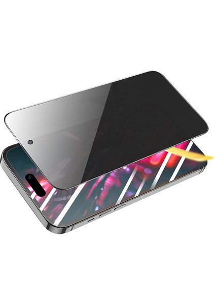 Apple iPhone 14 Pro Max 9d Hayalet Cam Tam Kaplayan Kırılmaz Tam Ekran Koruyucu
