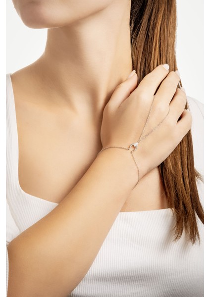 Bereket 18 Ayar Beyaz Altın Kaplama 20 cm Gümüş Şahmeran modelleri