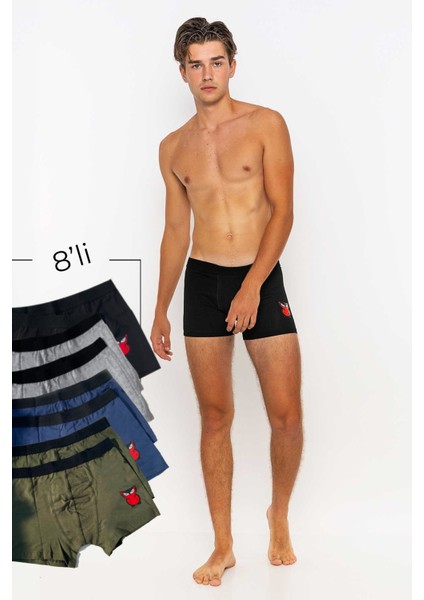Erkek 8'li Boxer Avantajlı Paket