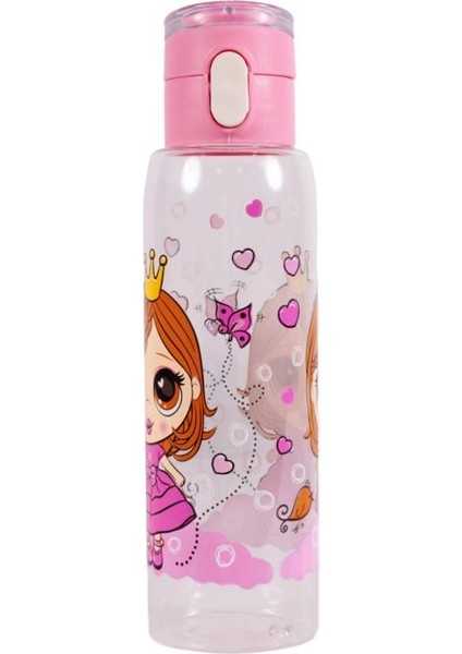 161417-820 Askılı Desenli Opak Desenli Matara 500 ml