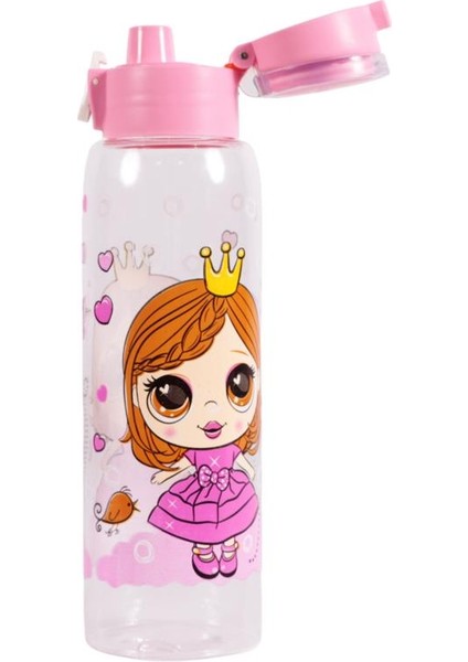 161417-820 Askılı Desenli Opak Desenli Matara 500 ml