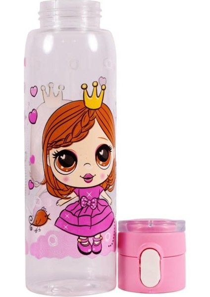 161417-820 Askılı Desenli Opak Desenli Matara 500 ml