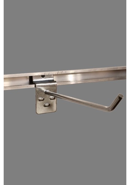 20 Adet 20 cm Galvaniz Kanallı Pano Raf Askısı Kanallı Pano Kancası