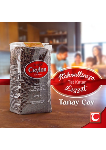 Seylan Yaprak Çayı (Ceylon Çay 750 gr) x 4 Adet YENİ SAĞLAM KOLİSİN DE