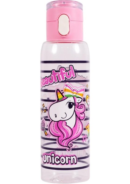 161417-818 Askılı Desenli Opak Desenli Matara 500 ml
