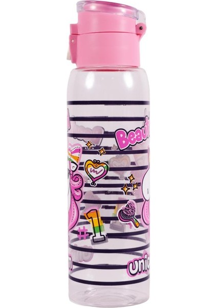161417-818 Askılı Desenli Opak Desenli Matara 500 ml
