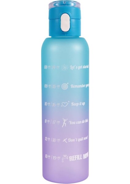 161407-843 Askılı Desenli Opak Desenli Matara 750 ml