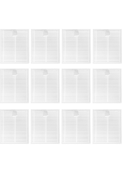 Lubluelu L20 / Honiture V8 Pro / Conga 7490 Ultimate X-Treme Genesis Süpürme Robotu Aksesuarları Için 12 Adet Temizleyici Filtre (Yurt Dışından) modelleri