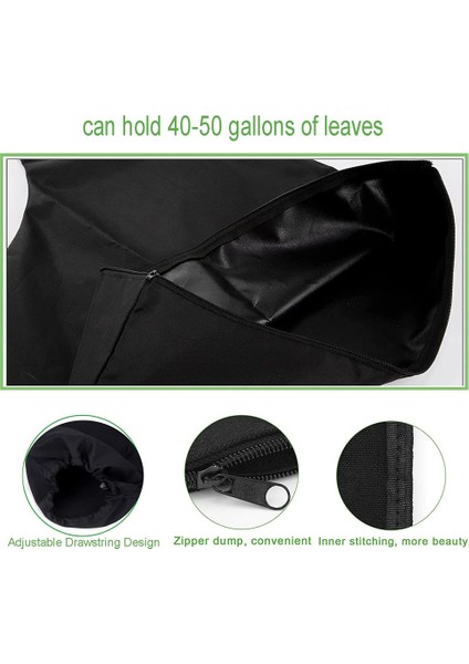 Yaprak Üfleme Torbası Fermuarlı Alt Boşaltma Vakumu Bahçe Çimleri Için Toplar Üfleyicilere Uygun Vakumlar (Yurt Dışından) indirimleri