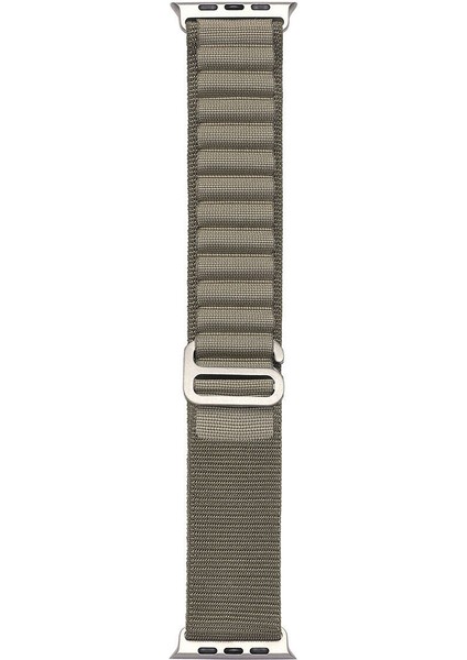 Watch 7 41MM Uyumlu Krd-74 Hasır Kordon Zore - Açık Yeşil