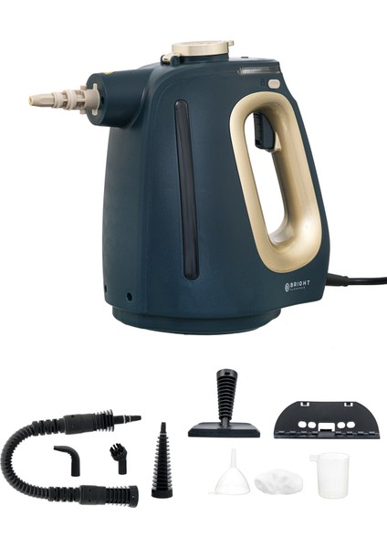 BE-3420 9 In 1 Çok Fonksiyonlu 1350W 550 ml Lüks Basınçlı Buharlı Temizlik Makinesi