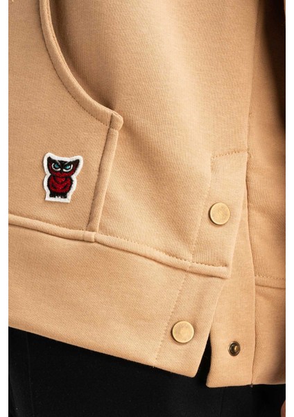 Çıt Çıt Detaylı Kapüşonlu Erkek Sweatshirt indirimleri