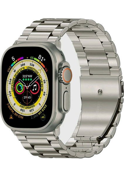 Watch Ultra 49MM Uyumlu Krd-93 Metal Kordon Zore - Titanyum fiyatları